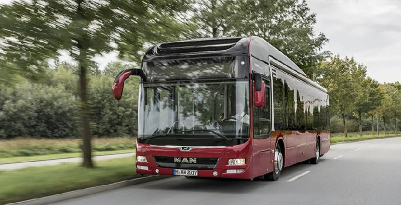 Гибридный привод для большого автобуса MAN